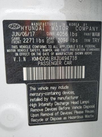 2018 HYUNDAI ELANTRA SP KMHD04LBXJU494718