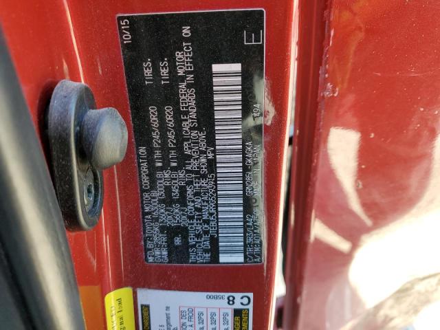 2016 TOYOTA 4RUNNER SR - JTEBU5JR9G5293915