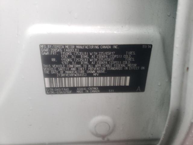 2015 TOYOTA RAV4 XLE - 2T3RFREV8FW264053