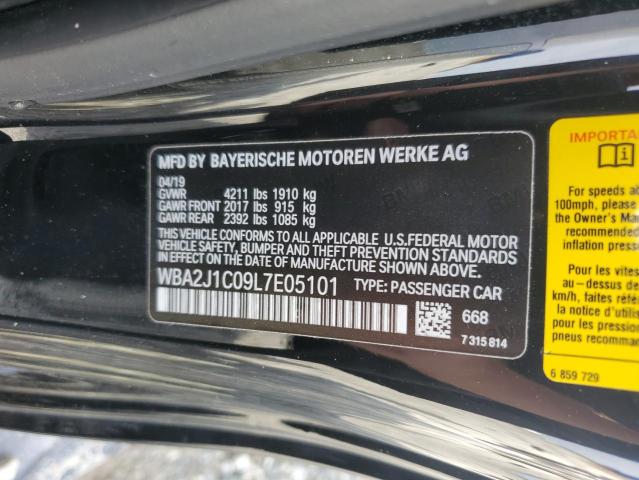 2020 BMW 230I WBA2J1C09L7E05101