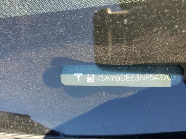 2022 TESLA MODEL Y - 7SAYGDEE3NF543705
