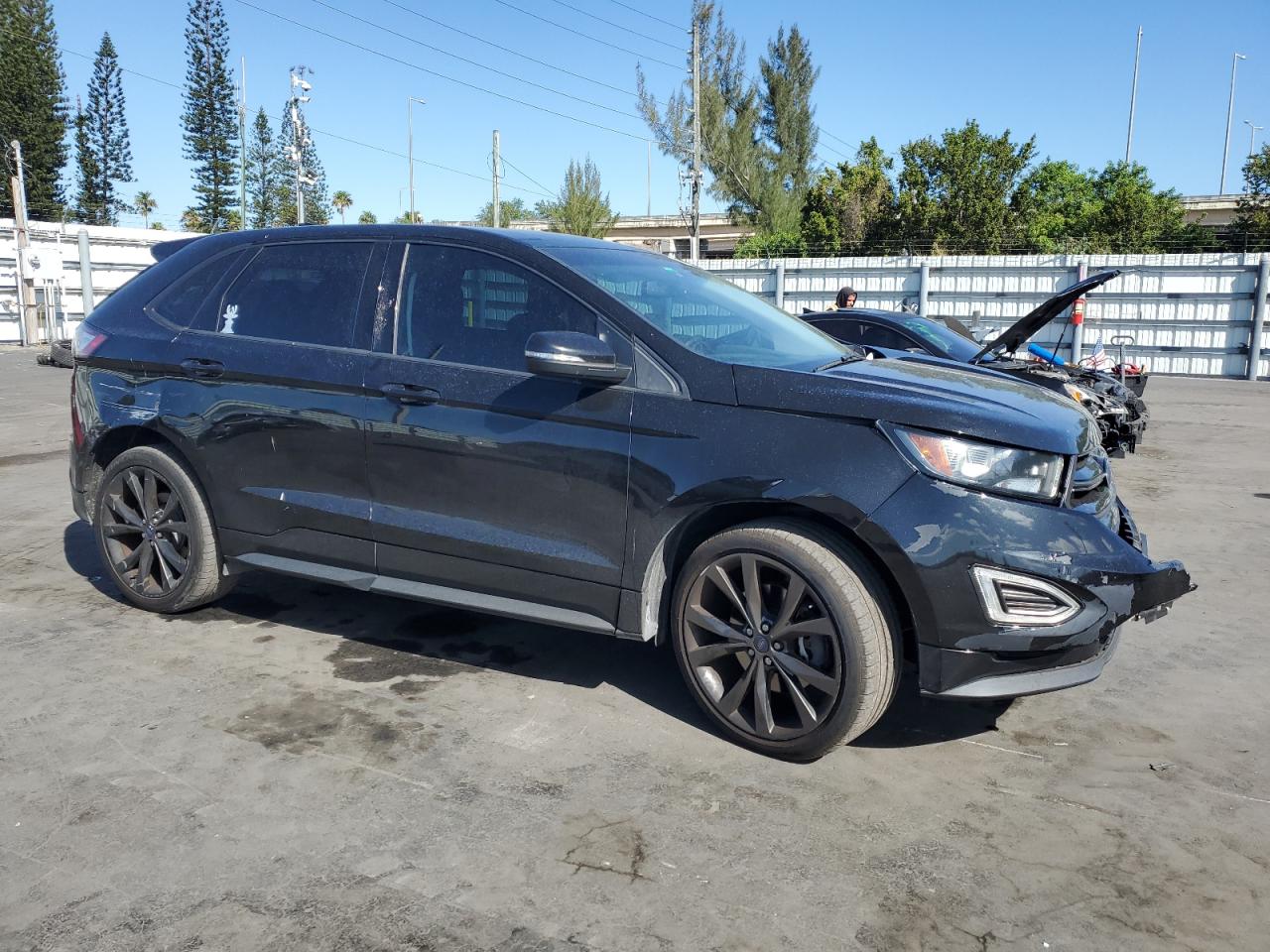Lot #3304576457 2015 FORD EDGE SPORT