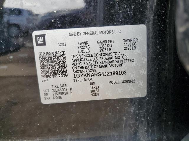 2018 CADILLAC XT5 - 1GYKNARS4JZ189103
