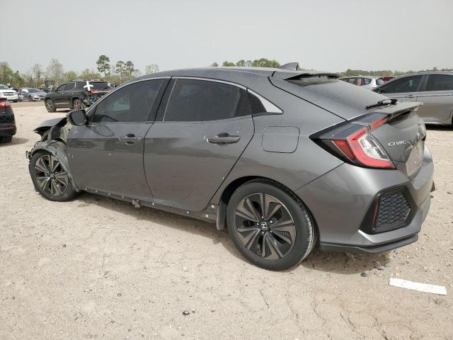 HONDA CIVIC EX 2018 gray  gas SHHFK7H54JU201592 photo #3