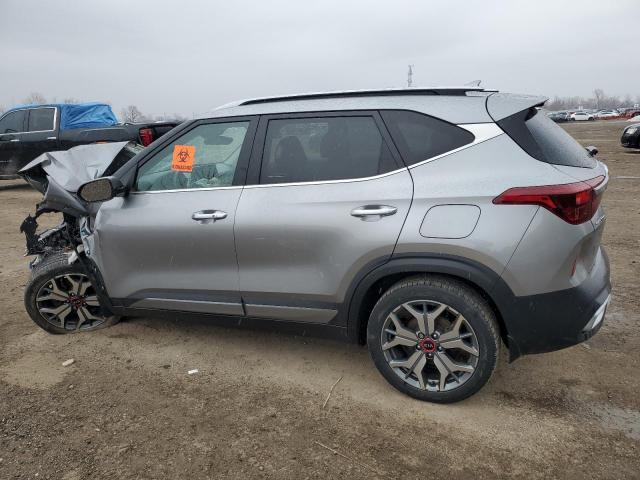 KIA SELTOS SX 2021 silver  gas KNDETCA20M7124894 photo #3