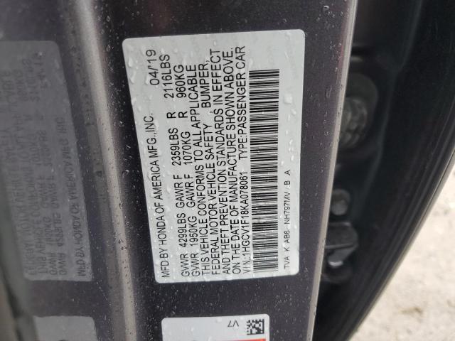 2019 HONDA ACCORD LX - 1HGCV1F18KA078061