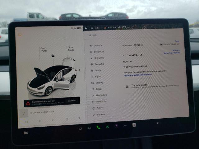 2023 TESLA MODEL 3 - 5YJ3E1EA9PF542960
