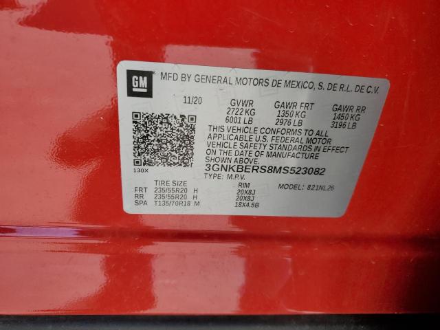 2021 CHEVROLET BLAZER RS - 3GNKBERS8MS523082