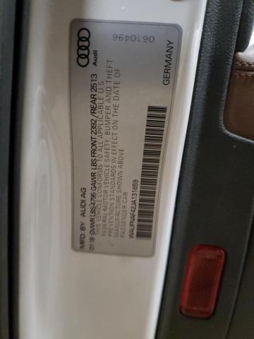 2018 AUDI A4 PRESTIG WAUFNAF42JA131659