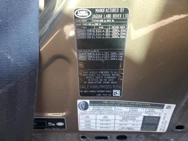 2021 LAND ROVER DEFENDER 9 SALEV6RU1M2051056