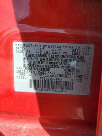 2018 NISSAN SENTRA S - 3N1AB7AP8JL616815