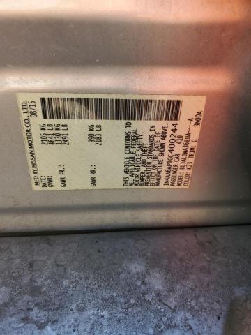 2016 NISSAN MAXIMA 3.5 - 1N4AA6AP1GC400244