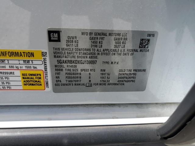 2016 BUICK ENCLAVE - 5GAKRBKDXGJ139097