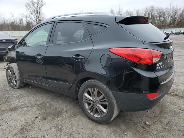 HYUNDAI TUCSON GLS 2014 black 4dr spor gas KM8JU3AG1EU860278 photo #3