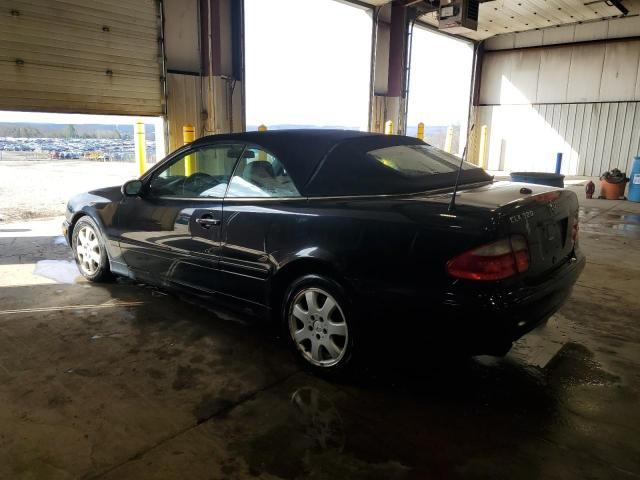 MERCEDES-BENZ CLK 320 2000 black  gas WDBLK65G9YT034723 photo #3