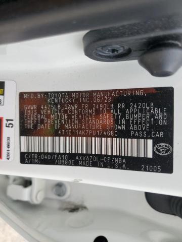 2023 TOYOTA CAMRY LE - 4T1C11AK7PU174680