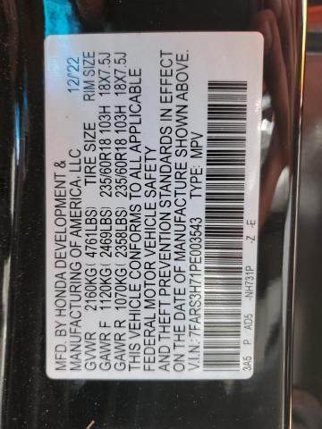 2023 HONDA CR-V EXL - 7FARS3H71PE003543