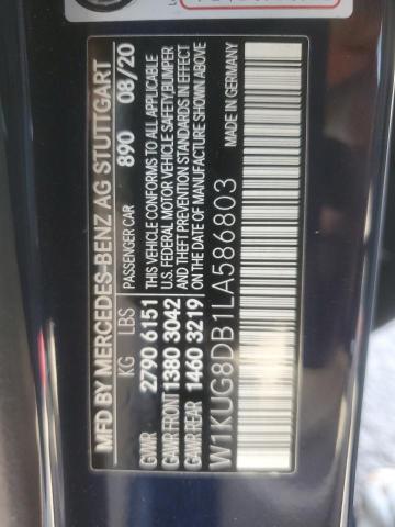2020 MERCEDES-BENZ S 560 - W1KUG8DB1LA586803
