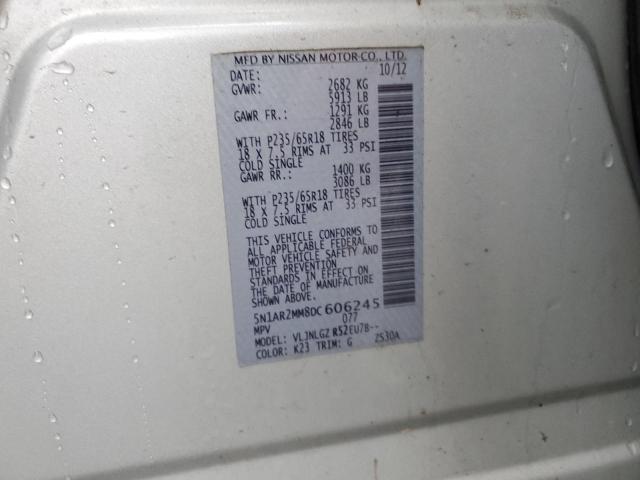 2013 NISSAN PATHFINDER - 5N1AR2MM8DC606245