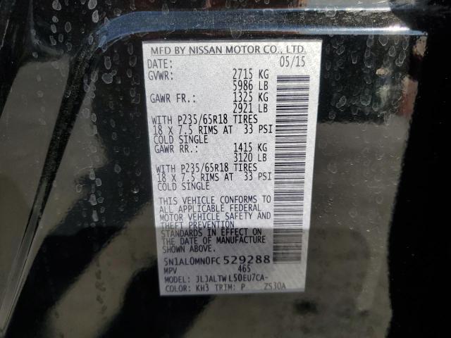 2015 INFINITI QX60 - 5N1AL0MN0FC529288