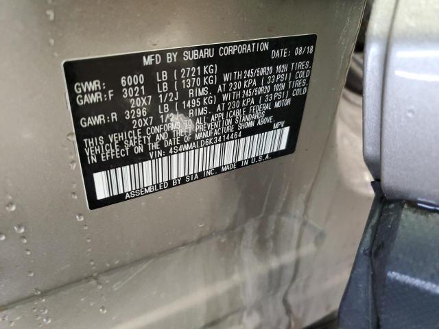 2019 SUBARU ASCENT LIM - 4S4WMALD6K3414464