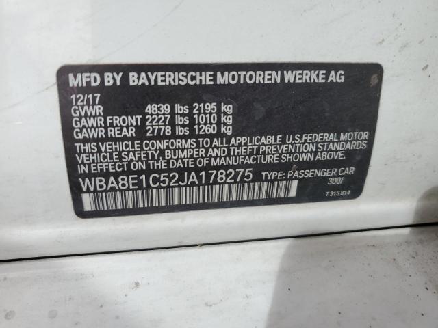 2018 BMW 330E - WBA8E1C52JA178275