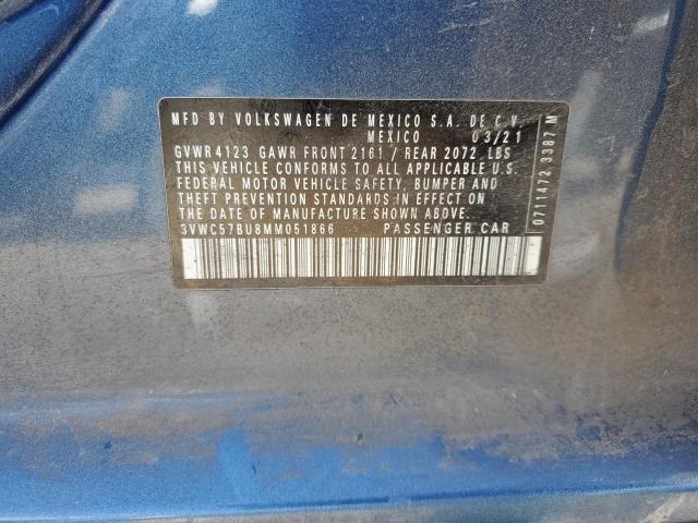 2021 VOLKSWAGEN JETTA S - 3VWC57BU8MM051866