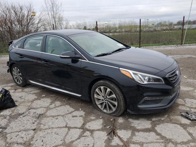 Vin: 5npe34af4hh451969, lot: 51155445, hyundai sonata sport 20174