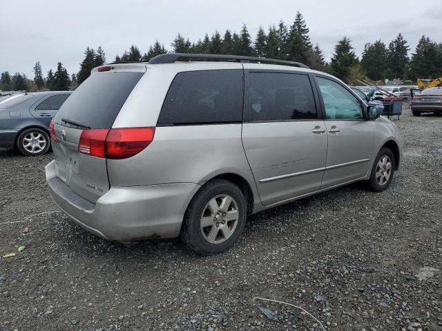 TOYOTA SIENNA CE 2004 silver  gas 5TDZA23C04S106344 photo #4