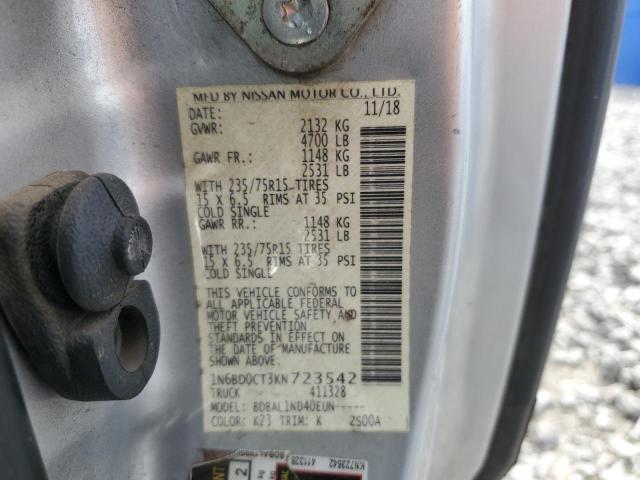2019 NISSAN FRONTIER S - 1N6BD0CT3KN723542