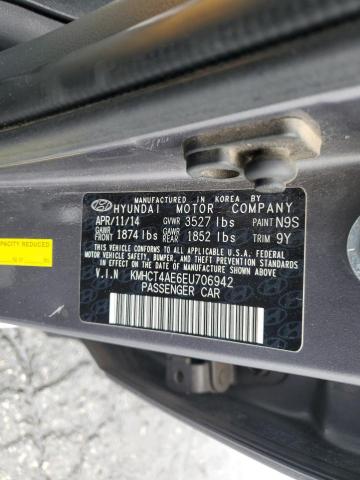 2014 HYUNDAI ACCENT GLS - KMHCT4AE6EU706942