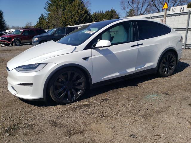 Vin: 7saxcae59nf357253, lot: 50011395, tesla model x 2022 img_1