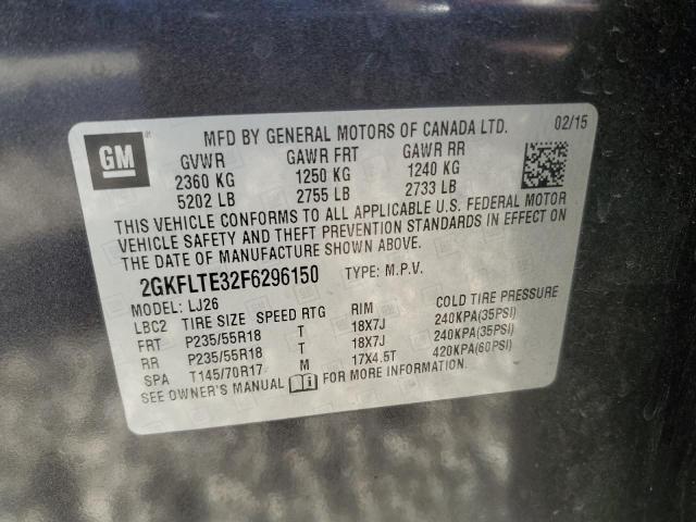 2015 GMC TERRAIN SL - 2GKFLTE32F6296150