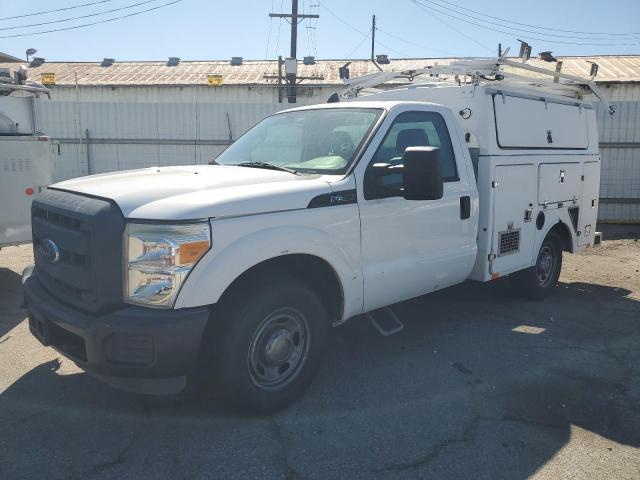 FORD F350 SUPER 2013 white pickup compressed natural gas 1FDRF3A66DEB92300 photo #1