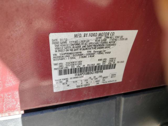 2013 FORD TAURUS SEL #3292367322