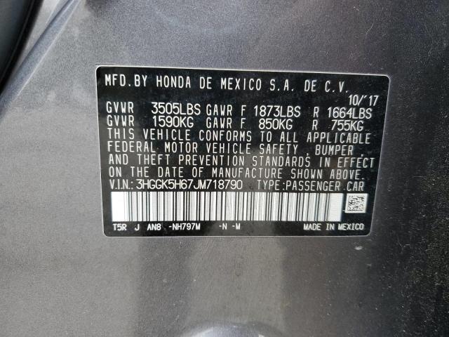 2018 HONDA FIT SPORT 3HGGK5H67JM718790