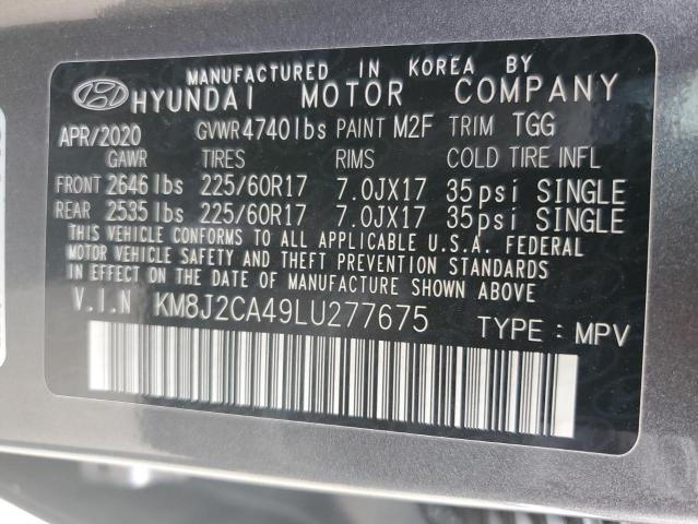2020 HYUNDAI TUCSON SE - KM8J2CA49LU277675