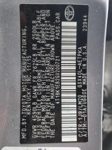 2016 TOYOTA AVALON XLE - 4T1BK1EB2GU200721