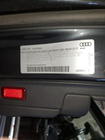 2018 AUDI A4 PREMIUM - WAUENAF46JA052930