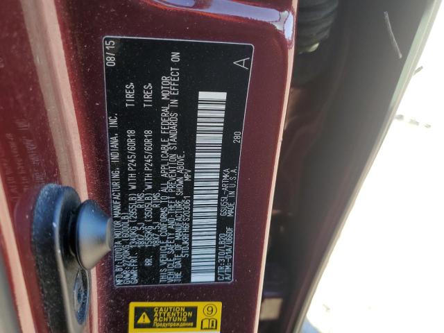 2015 TOYOTA HIGHLANDER 5TDJKRFH6FS203061