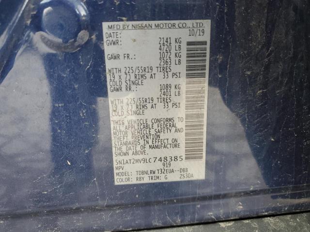 2020 NISSAN ROGUE S - 5N1AT2MV9LC748385