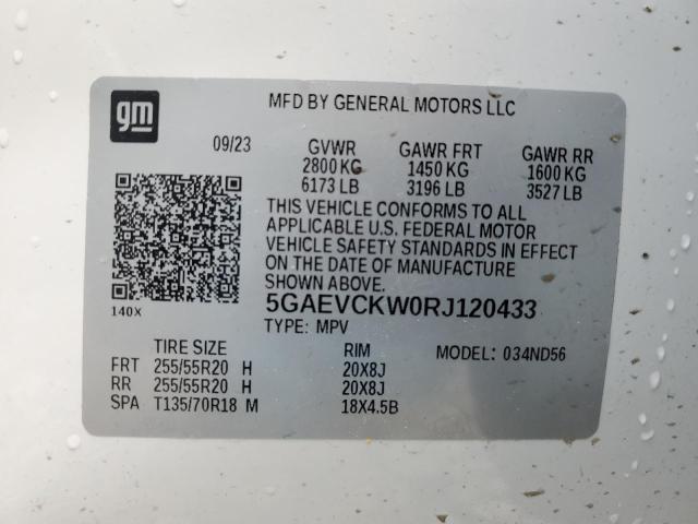 2024 BUICK ENCLAVE AV 5GAEVCKW0RJ120433