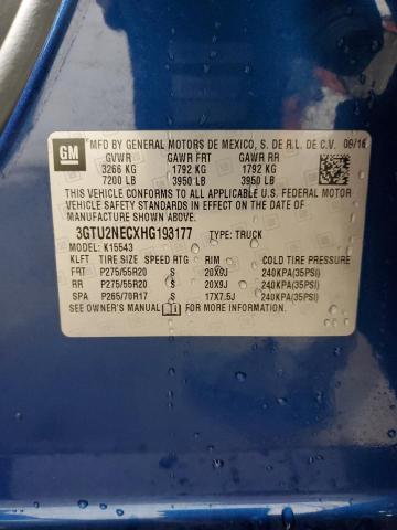 2017 GMC SIERRA K15 - 3GTU2NECXHG193177