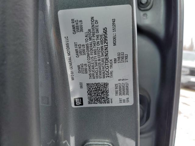 2022 CHEVROLET COLORADO Z - 1GCGTDEN1N1299565