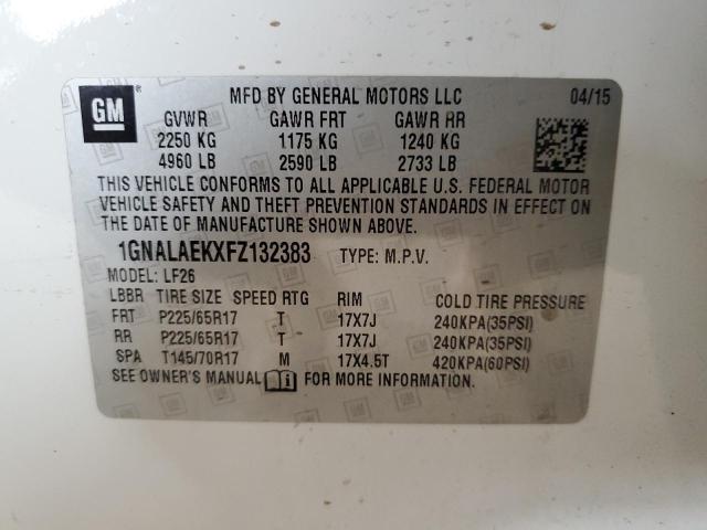 2015 CHEVROLET EQUINOX LS - 1GNALAEKXFZ132383