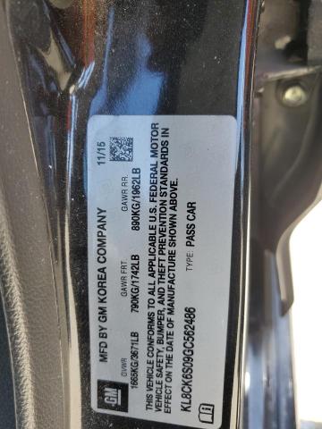 2016 CHEVROLET SPARK EV 1 KL8CK6S09GC562486