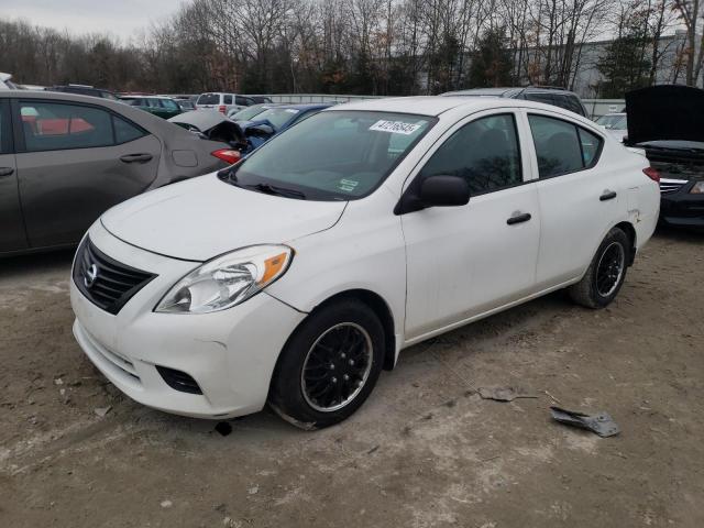 NISSAN VERSA S 2014 white  gas 3N1CN7AP1EL829692 photo #1