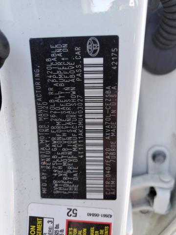 2021 TOYOTA CAMRY SE - 4T1T11AK3MU403027
