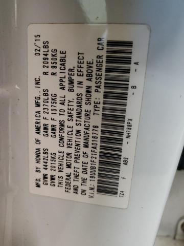 2015 ACURA TLX - 19UUB1F31FA016778