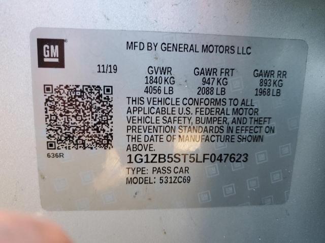 2020 CHEVROLET MALIBU LS - 1G1ZB5ST5LF047623